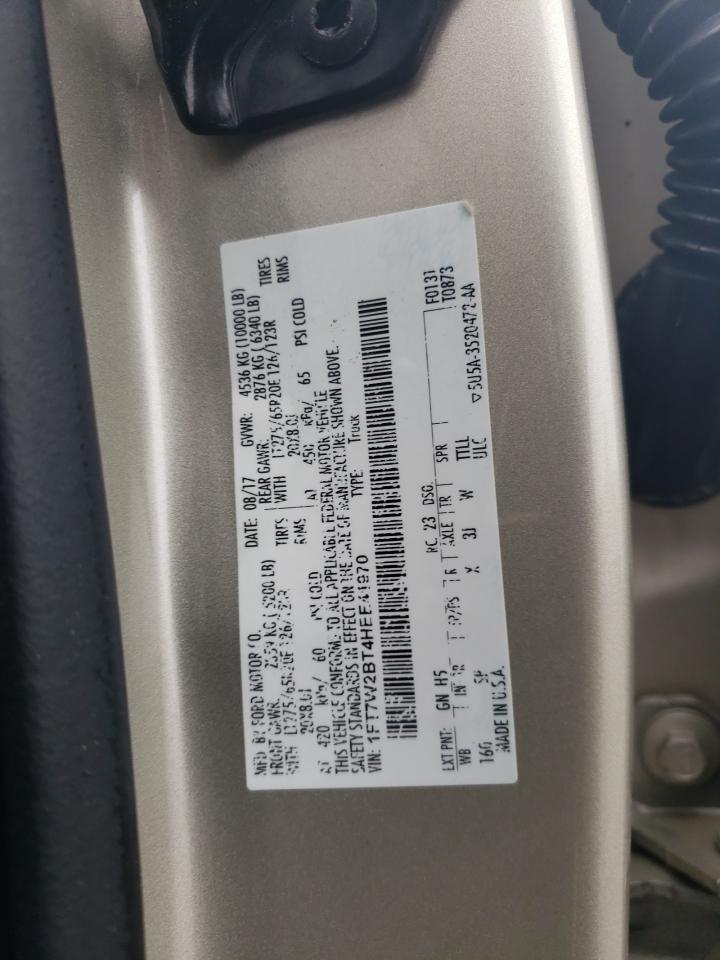 1FT7W2BT4HEE41970 FORD F250 2017