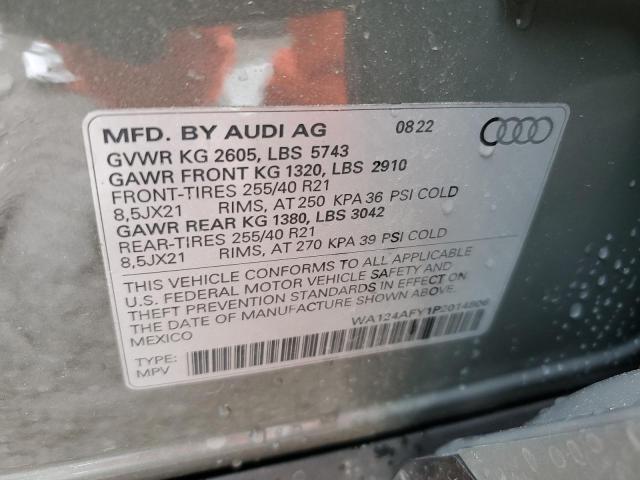 2023 AUDI SQ5 SPORTB WA124AFY1P2014806