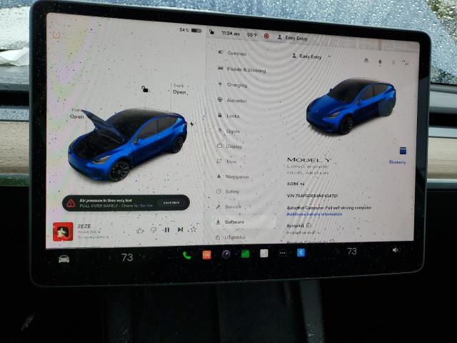 7SAYGDEE4NF434721 Tesla Model Y