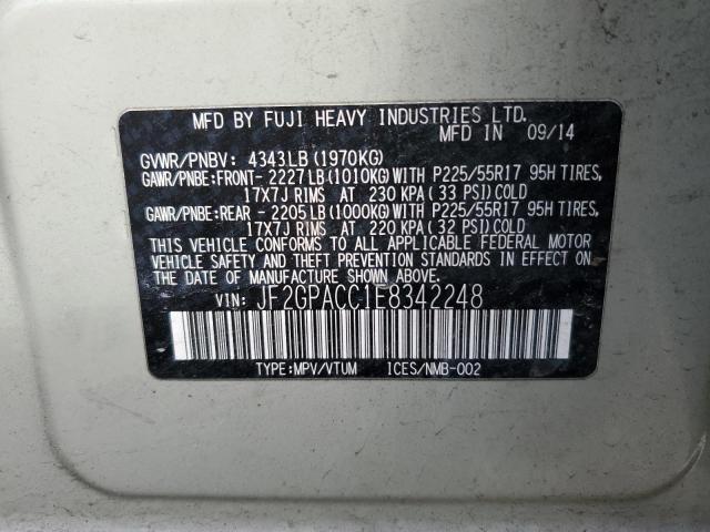 JF2GPACC1E8342248 Subaru Xv Crosstrek 2.0 Premium