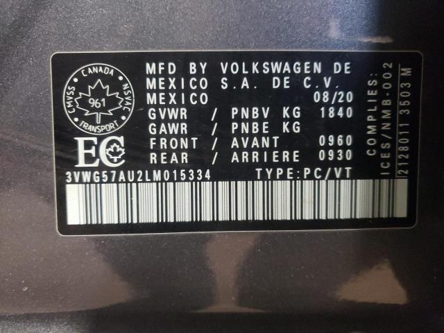 2020 VOLKSWAGEN GOLF - 3VWG57AU2LM015334