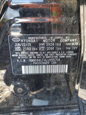 KMHD84LF4LU959704 Hyundai ELANTRA SEL