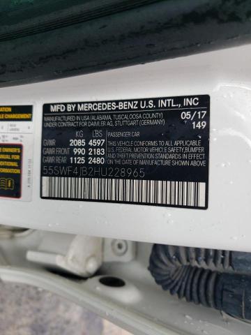 55SWF4JB2HU228965 Mercedes-Benz C 300