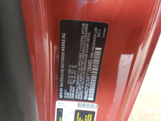 2015 MINI COOPER S - WMWZP3C5XFT708465