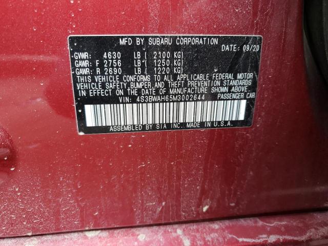 2021 SUBARU LEGACY SPO - 4S3BWAH65M3002644