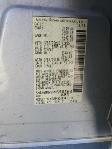 2015 NISSAN XTERRA X 5N1AN0NW9FN656563