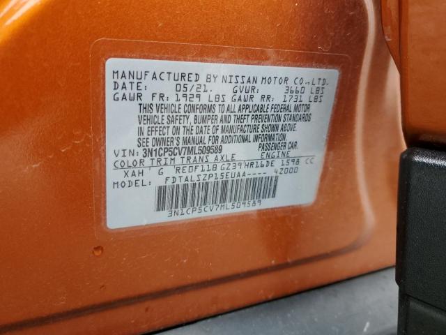 2021 NISSAN KICKS SV - 3N1CP5CV7ML509589
