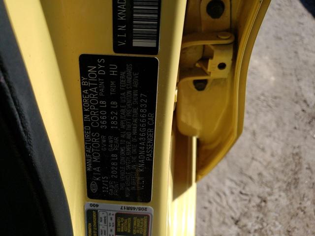 2016 KIA RIO EX - KNADN4A36G6668327