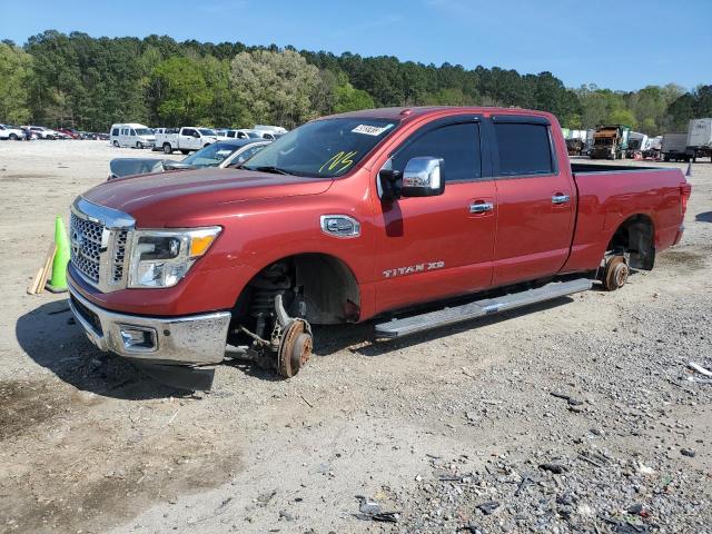 Salvage cars for sale from Copart Florence, MS: 2016 Nissan Titan XD SL