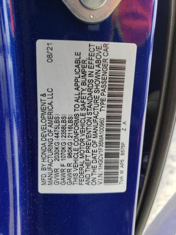 2021 HONDA ACCORD SPO - 1HGCV1F35MA100960