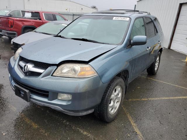 Acura salvage cars for sale: 2005 Acura MDX Touring