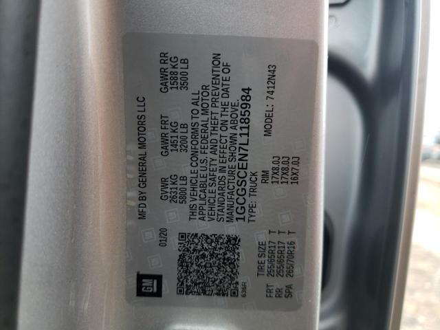 2020 CHEVROLET COLORADO L - 1GCGSCEN7L1185984