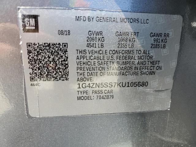 2019 BUICK LACROSSE P - 1G4ZN5SS7KU105680