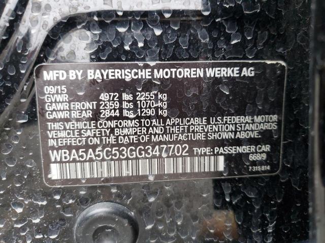 WBA5A5C53GG347702 BMW 528 I