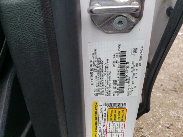 3FA6P0H76FR220748 Ford FUSION SE