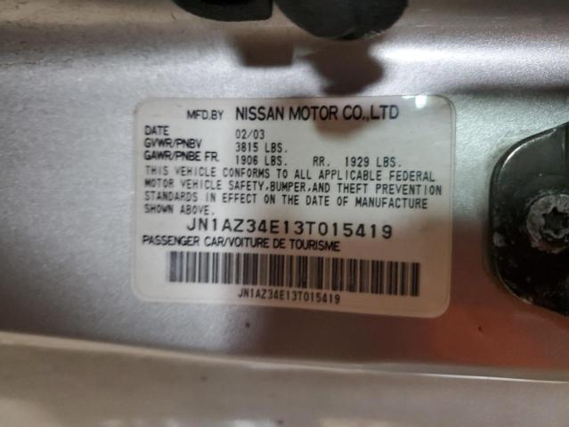 JN1AZ34E13T015419 Nissan 350Z COUPE