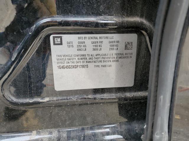 1G4G45G3XGF178615 Buick Lacrosse Sport Touring