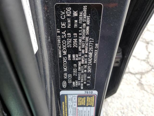 3KPF24AD4ME267717 KIA FORTE FE