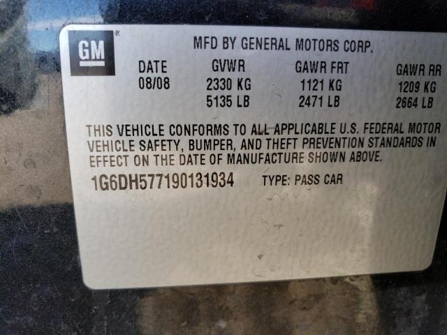 1G6DH577190131934 Cadillac CTS