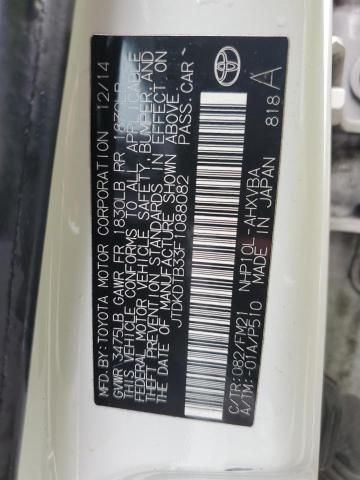 JTDKDTB33F1088082 Toyota PRIUS C