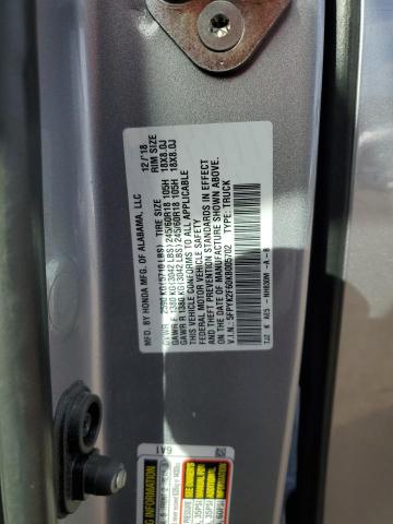 2019 HONDA RIDGELINE 5FPYK2F60KB005702