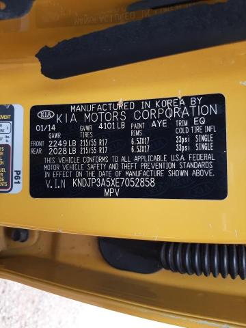 KNDJP3A5XE7052858 KIA SOUL +