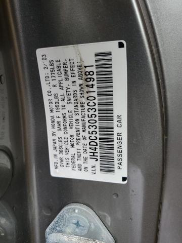 JH4DC53053C014981 Acura RSX TYPE-S