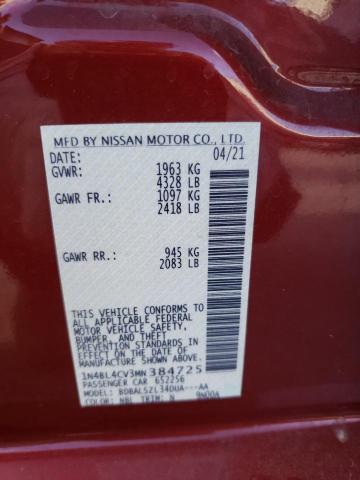 1N4BL4CV3MN384725 Nissan ALTIMA SR