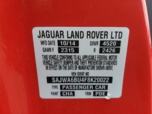 2015 JAGUAR F-TYPE S - SAJWA6BU4F8K20022