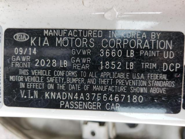 2015 KIA RIO EX - KNADN4A37F6467180