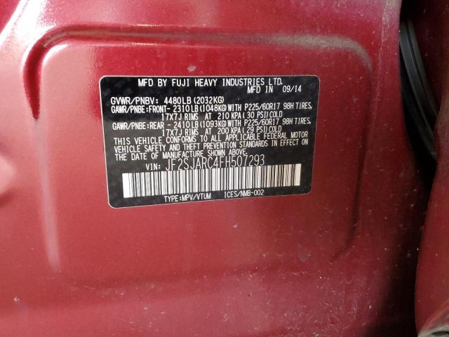 JF2SJARC4FH507293 Subaru Forester 2.5i Limited