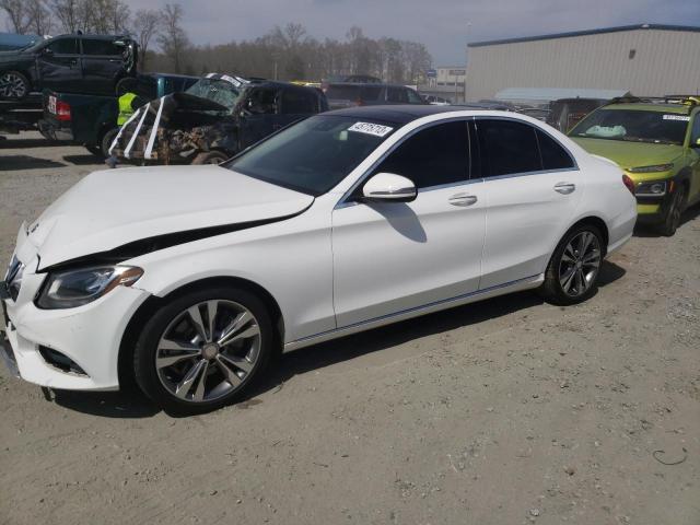 Mercedes-Benz C-Class salvage cars for sale: 2016 Mercedes-Benz C300