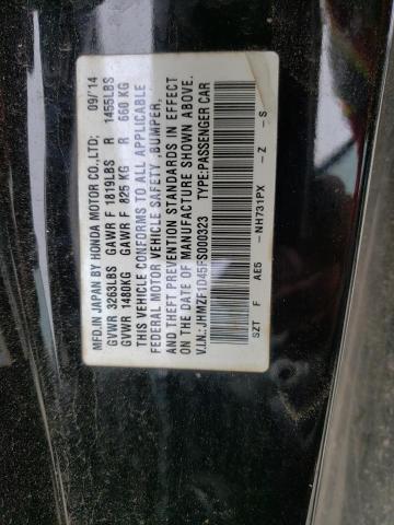 2015 HONDA CR-Z JHMZF1D45FS000323