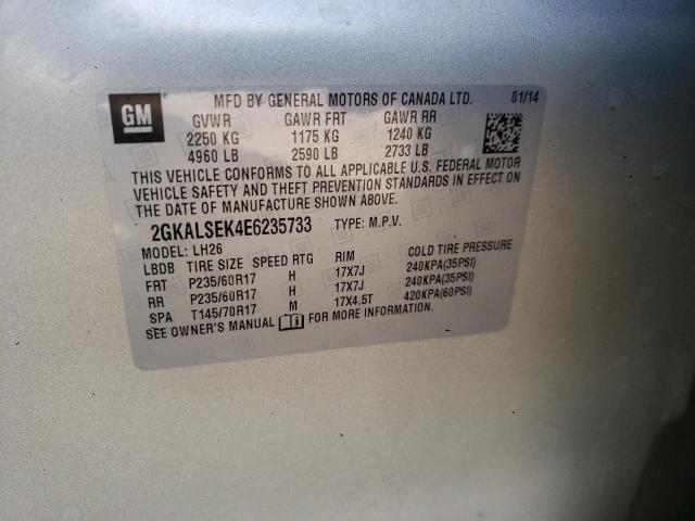 2GKALSEK4E6235733 GMC Terrain Slt