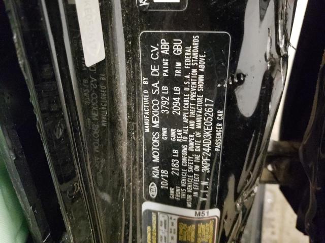 2019 KIA FORTE FE - 3KPF24AD3KE052617
