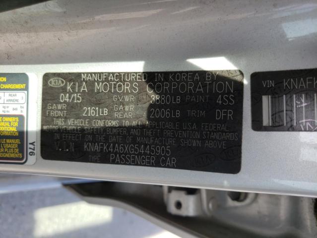 KNAFK4A6XG5445905 KIA FORTE LX