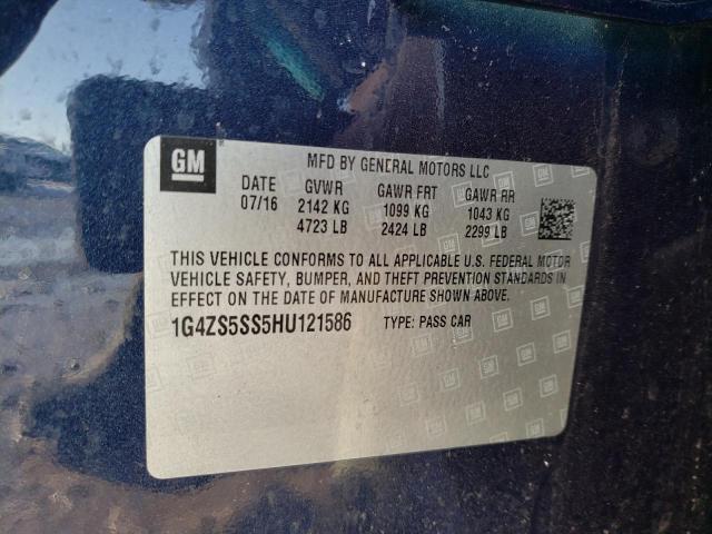 2017 BUICK LACROSSE P - 1G4ZS5SS5HU121586