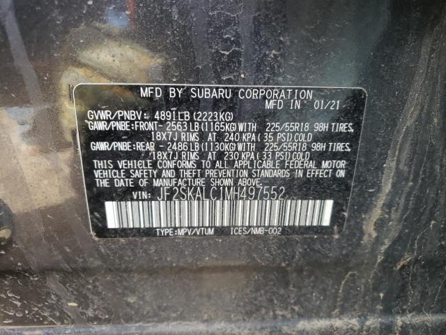 JF2SKALC1MH497552 Subaru Forester Sport