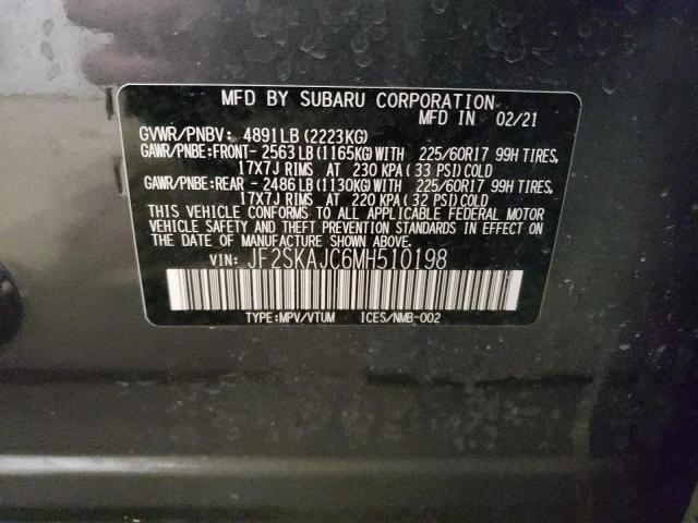 Subaru Forester Premium 2021 JF2SKAJC6MH510198 Image 12