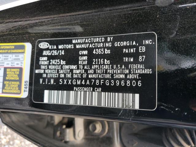 5XXGM4A78FG396806 KIA Optima Lx