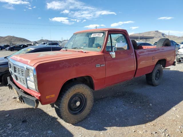 Salvage cars for sale at Las Vegas, NV auction: 1991 Dodge W-SERIES W200