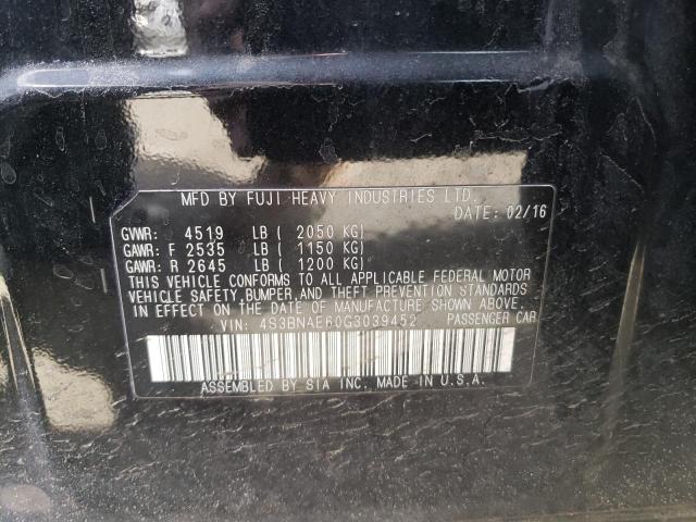 4S3BNAE60G3039452 Subaru Legacy 2.5i Premium