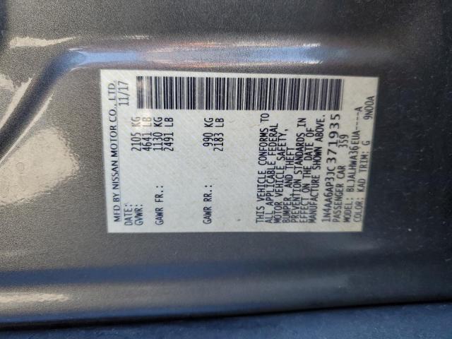 2018 NISSAN MAXIMA 3.5 - 1N4AA6AP3JC371935