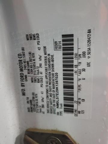 2019 FORD TRANSIT CO - NM0LS7E29K1397020