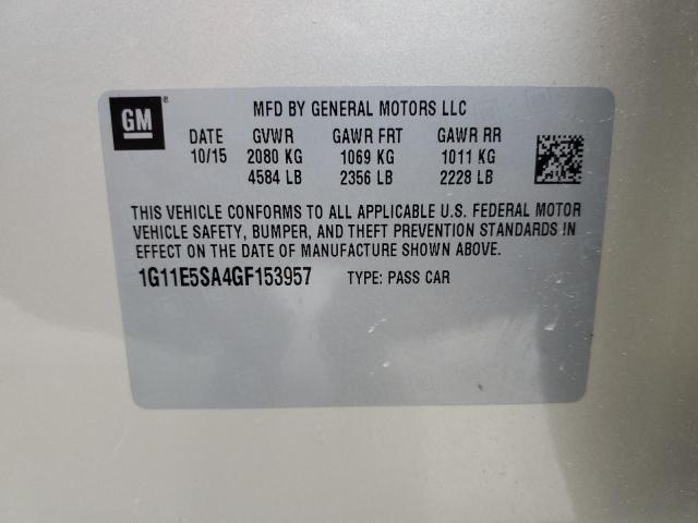 2016 CHEVROLET MALIBU LIM - 1G11E5SA4GF153957
