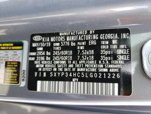 5XYP34HC5LG021226 KIA Telluride Ex
