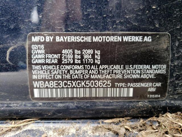2016 BMW 328 XI SUL - WBA8E3C5XGK503625