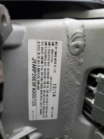 2015 YAMAHA FJR1300 AE - JYARP26E9FA000725
