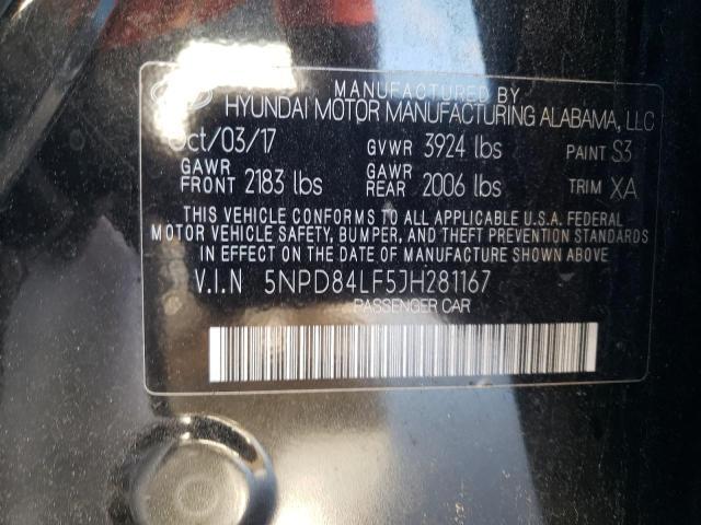 2018 HYUNDAI ELANTRA SE - 5NPD84LF5JH281167