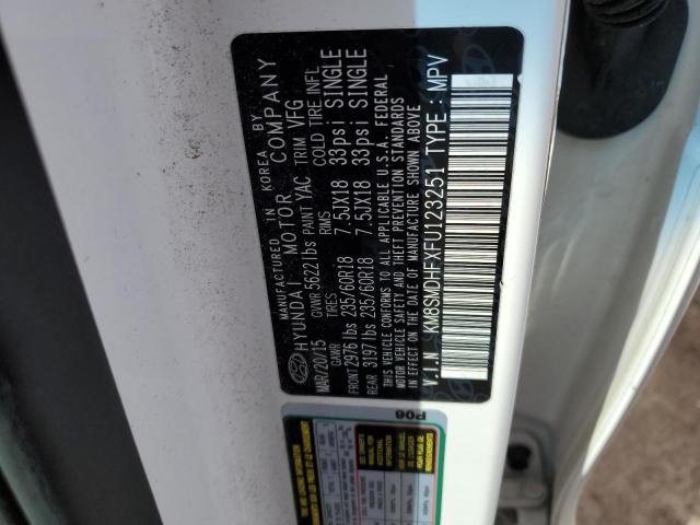 2015 HYUNDAI SANTA FE G - KM8SMDHFXFU123251